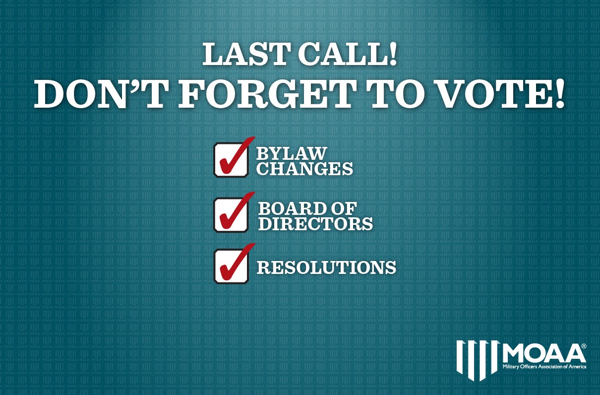 MOAA MOAA Members Act Now Voting is Open for Board, Bylaws
