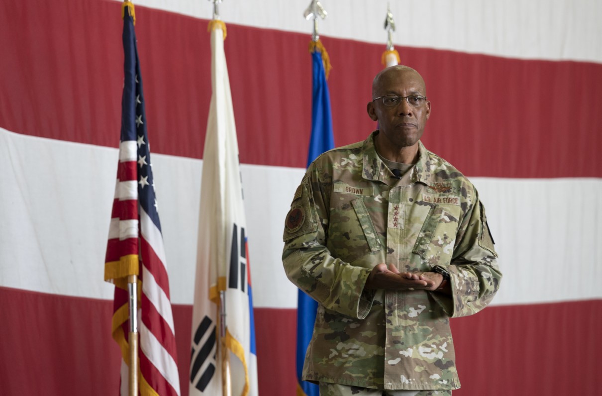 Air Force Leader Brown Will Be Appointed to Chair Joint Chiefs, Reports Say