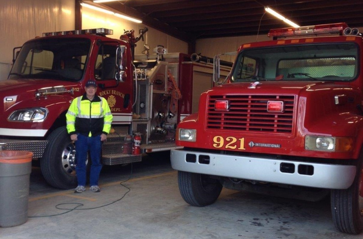 Arkansas Chapter Member Volunteers With Local Fire Department