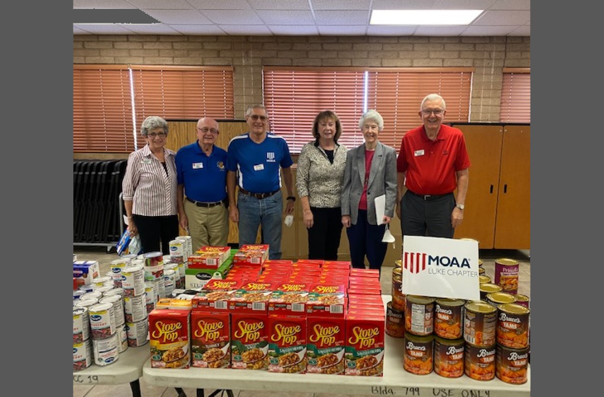 Luke Chapter Supports Thanksgiving Food Drive for Troops