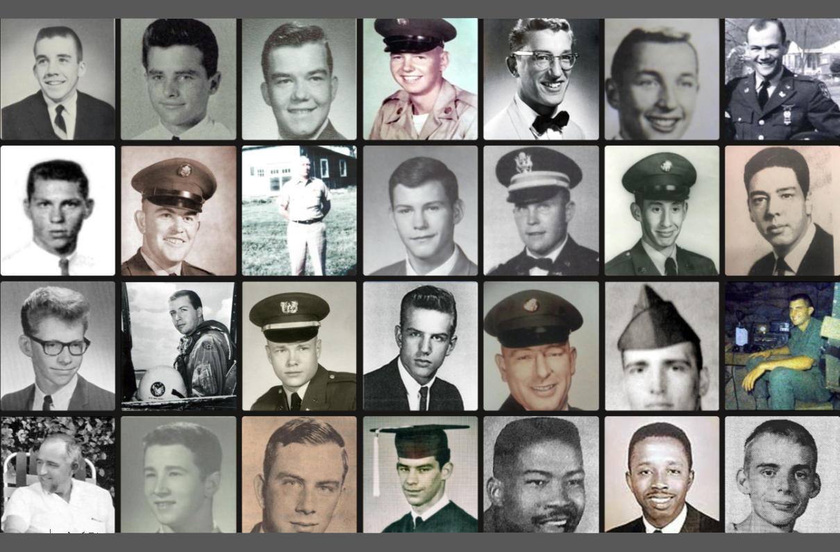 Wall of Faces Now Includes Photos of All Servicemembers Killed in the Vietnam War