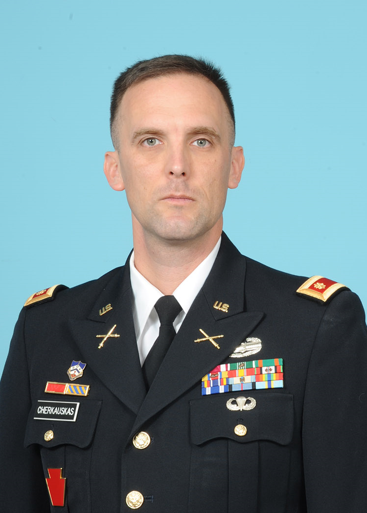 Maj. Eric Cherkauskas, ARNG