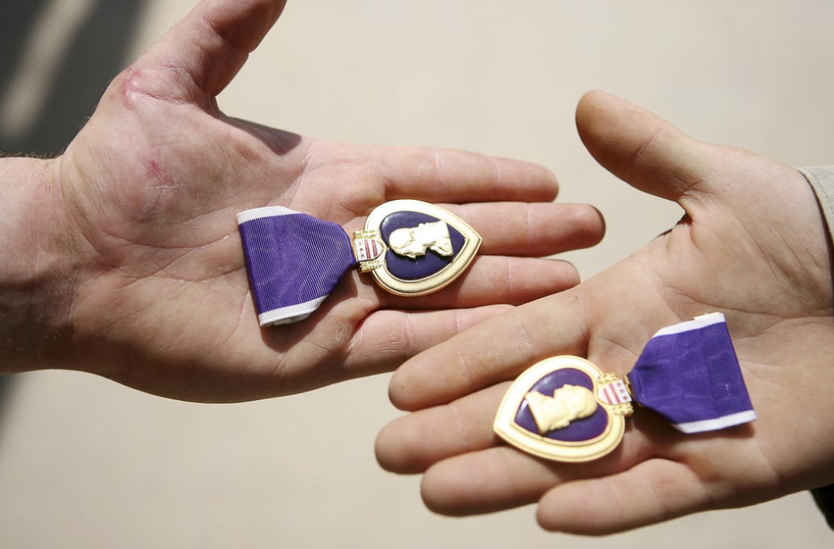 House Bill Would Direct 'Purple Heart Flag' to Be Flown on National Holidays