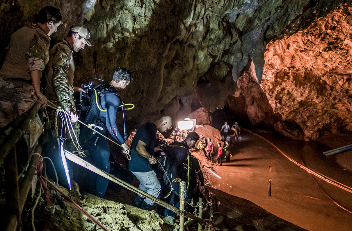 'An Underwater Labyrinth' Airmen Reflect on the Thailand Cave Rescue