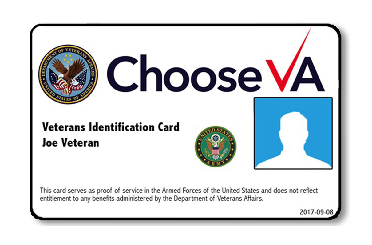 VA ID Cards Include Office Depot Logo