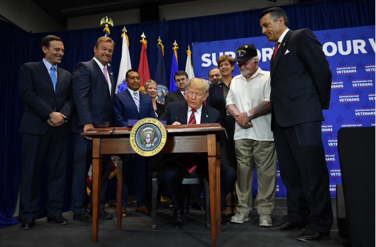 President Trump Signs Largest VA Budget in History