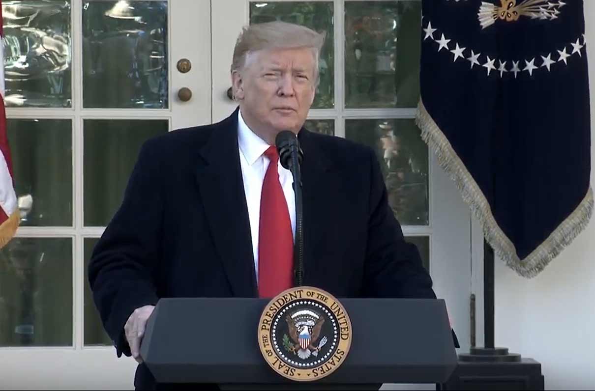 President Trump Announces Deal to Reopen Government until Feb. 15