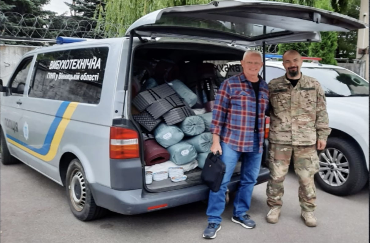 Member’s Nonprofit Aiding Ukrainian Refugees, Troops