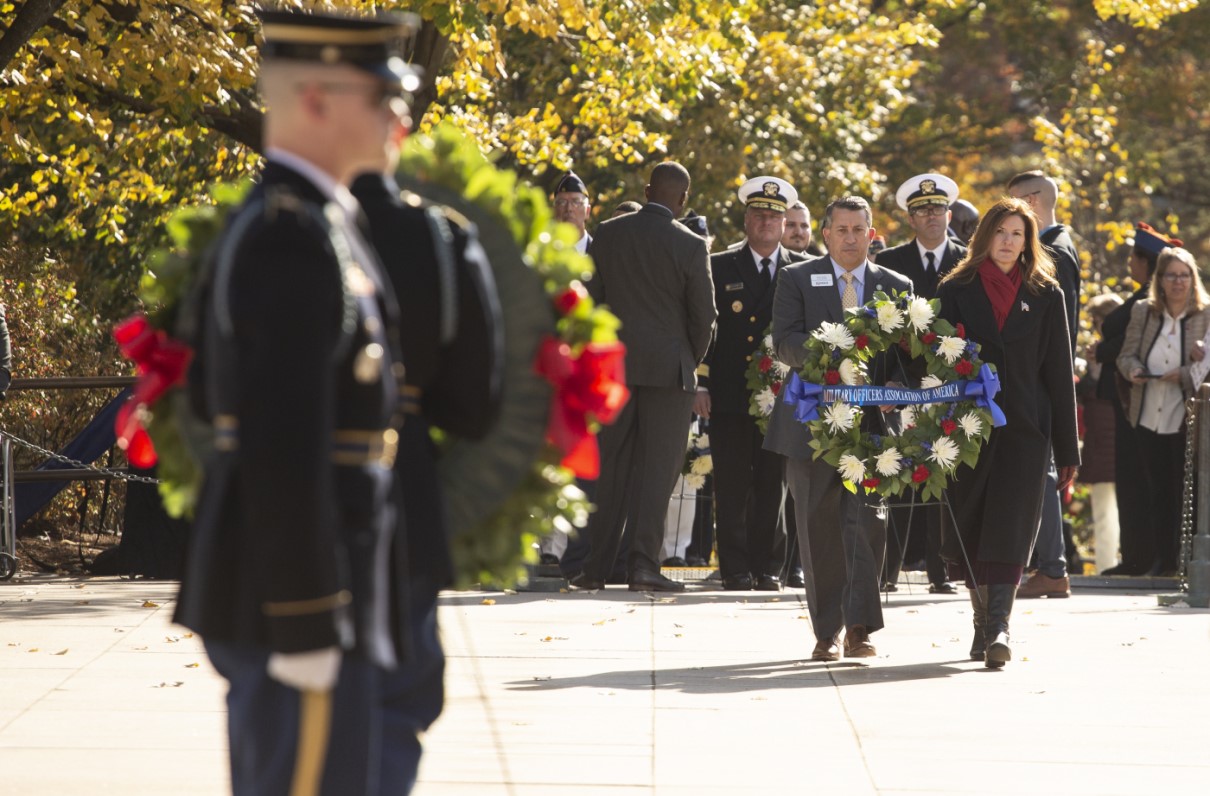 Photo Gallery: MOAA Participates in Veterans Day 2023 Observance at Arlington National Cemetery