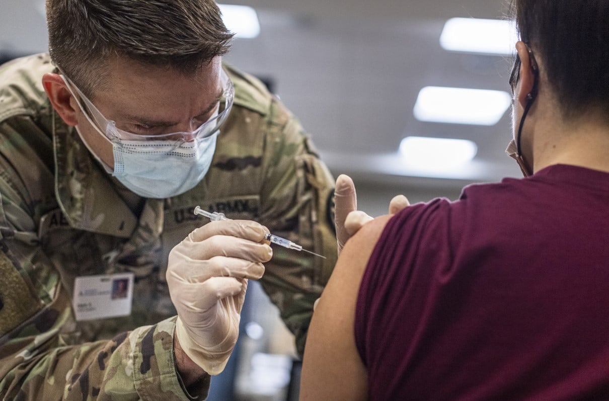 Pentagon Taps 3,600 More Troops to Support ‘Mega-Vaccination Sites’