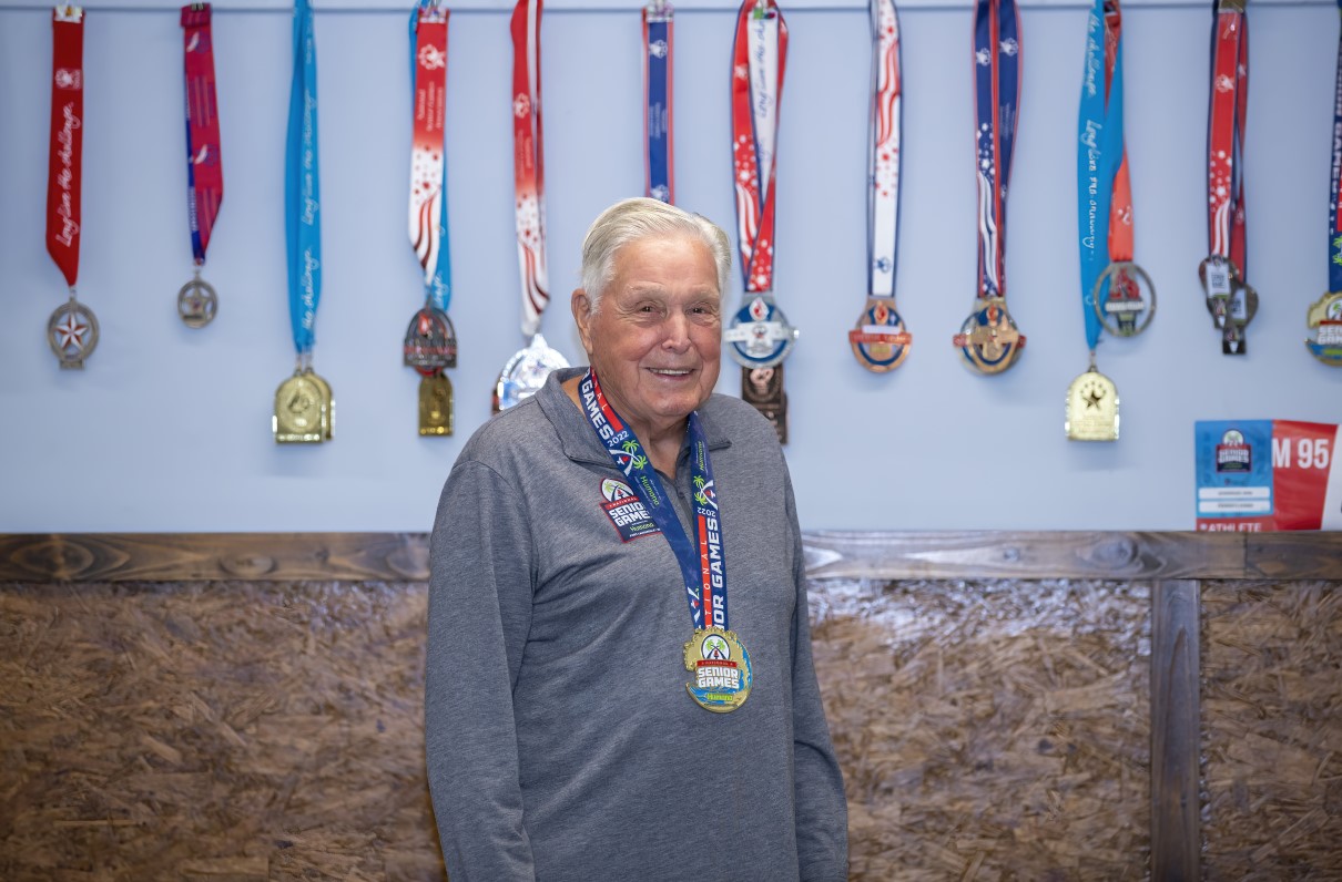 MOAA Member Brings Home 5 Gold Medals From National Senior Games