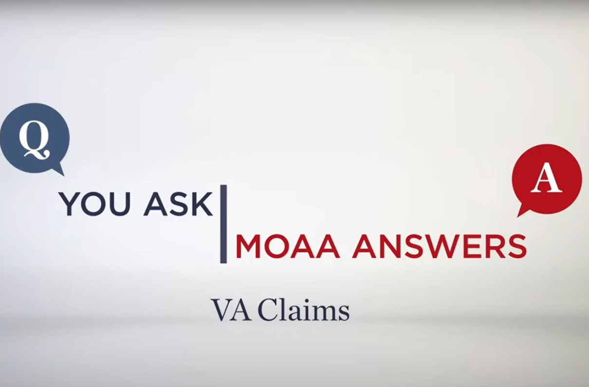 You Ask, MOAA Answers: VA Claims