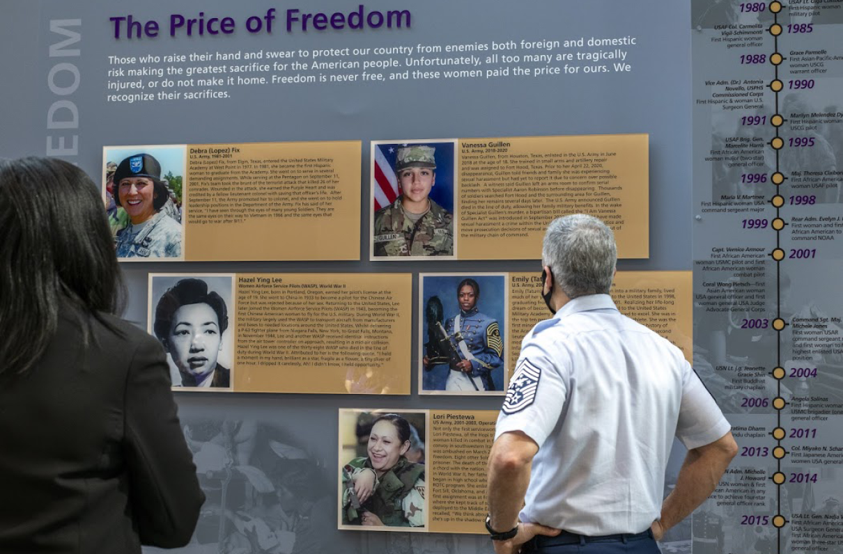 ‘The Color of Freedom’ Exhibit Opens at Military Women’s Memorial