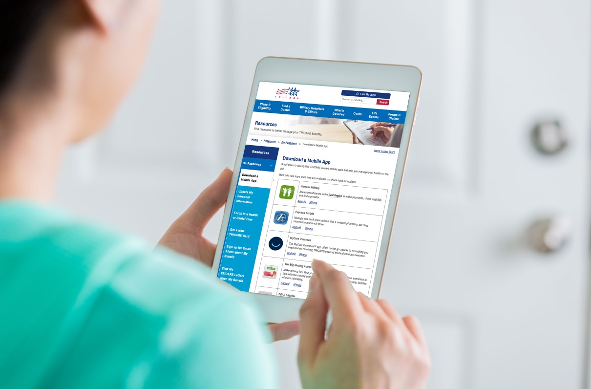 TRICARE Toolkit: Free Mobile Apps Let You Find Care, Pay Bills, and More