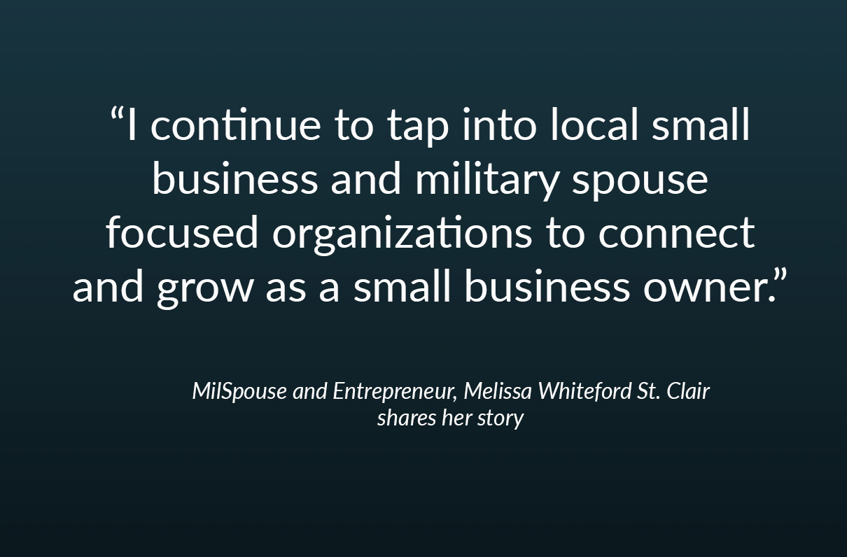 Military Spouse Entrepreneur Spotlight on Melissa St. Clair