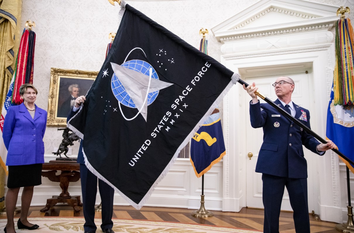 Official Space Force Flag Unveiled at the White House